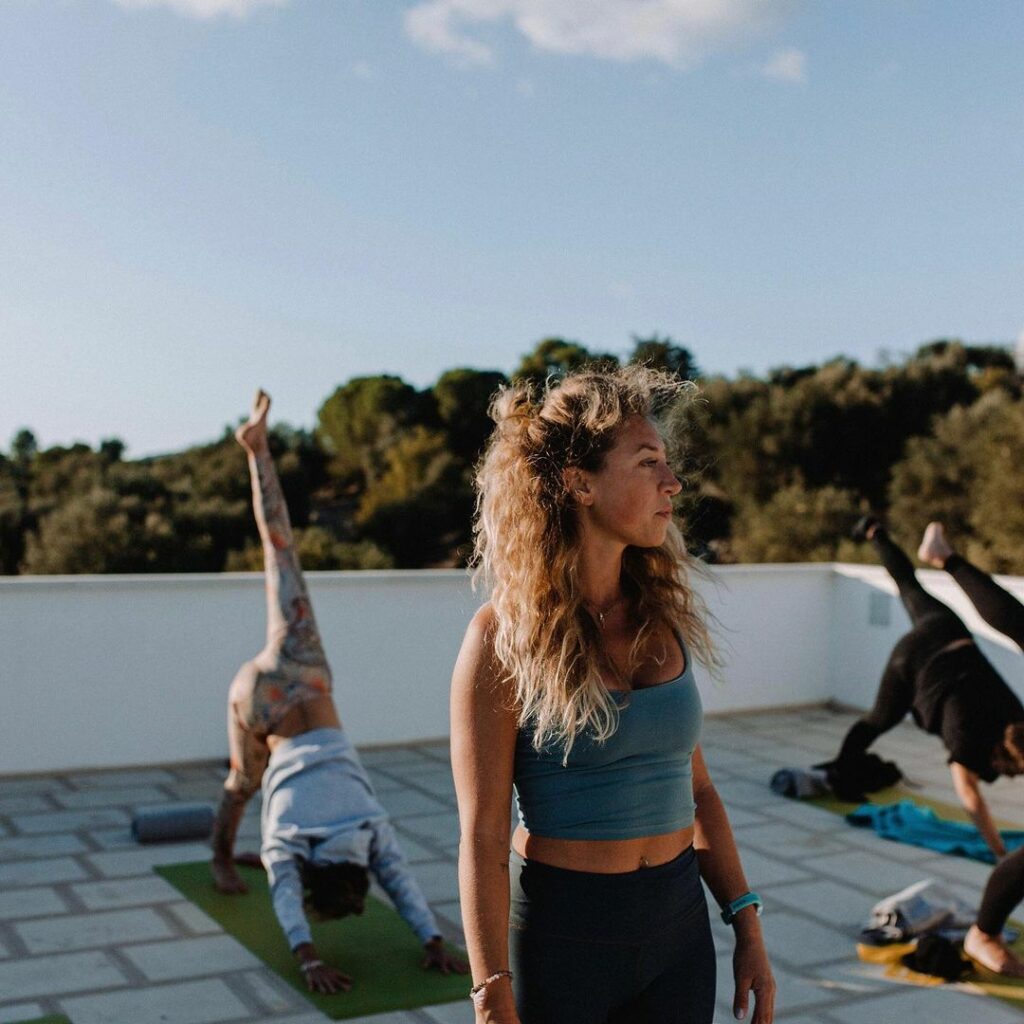 Francesca Spennati pratica yoga